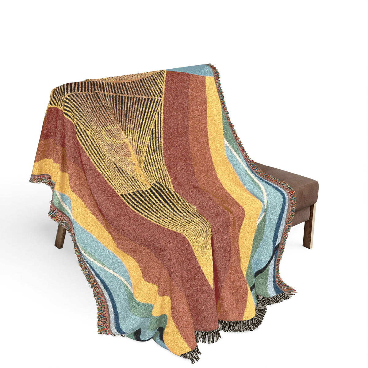 Thomas Hooper "Rays Of Light" Woven Blanket