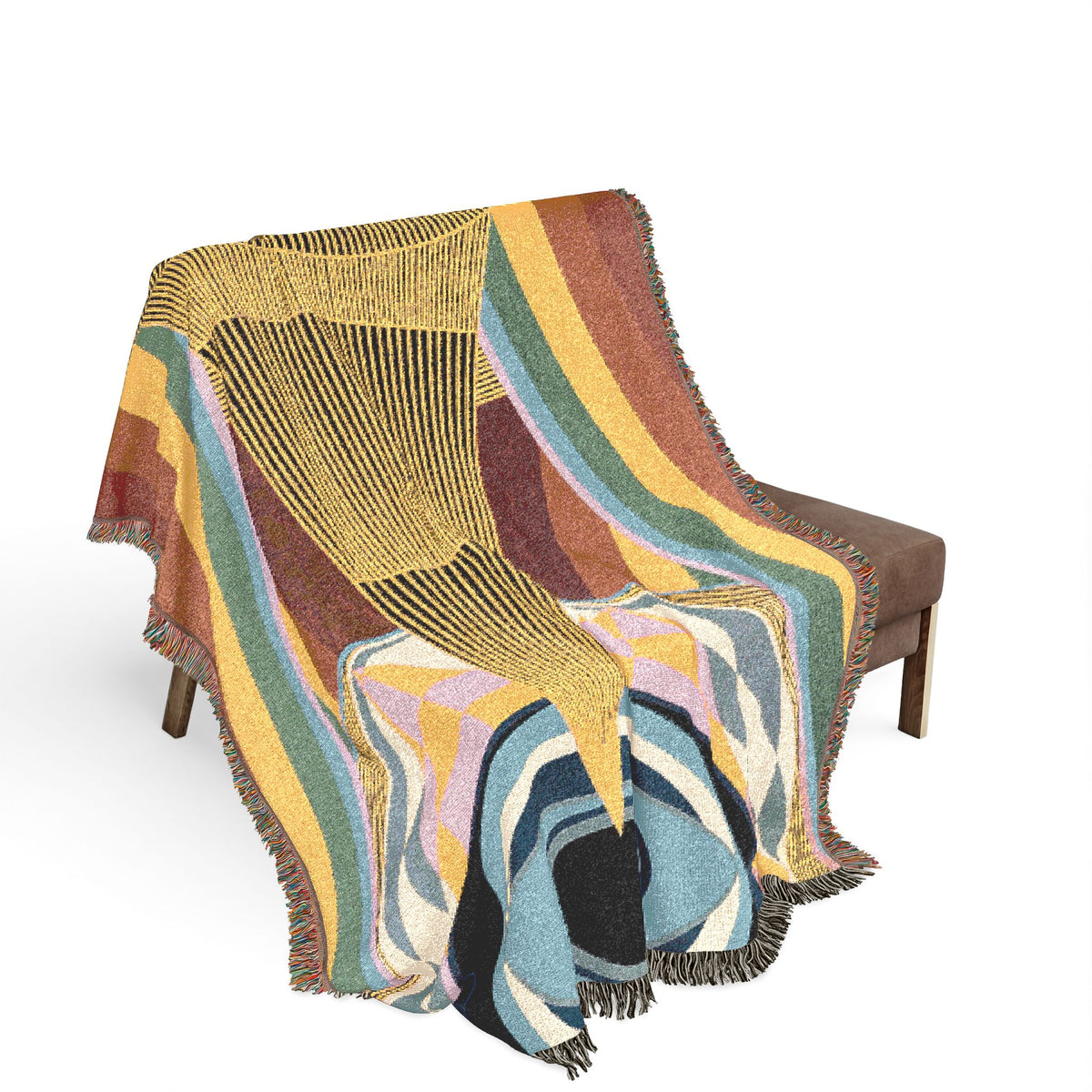 Thomas Hooper "Rainbow Gaze" Woven Blanket