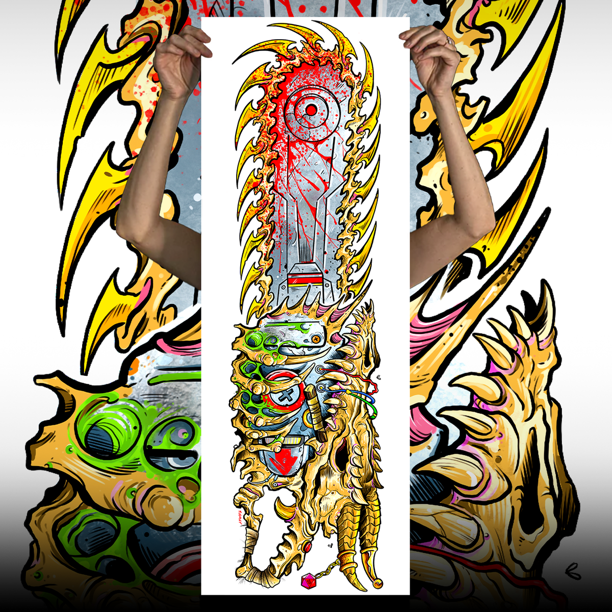 Abominable Electronics "Chaotic Evil Ned" Giclee Print