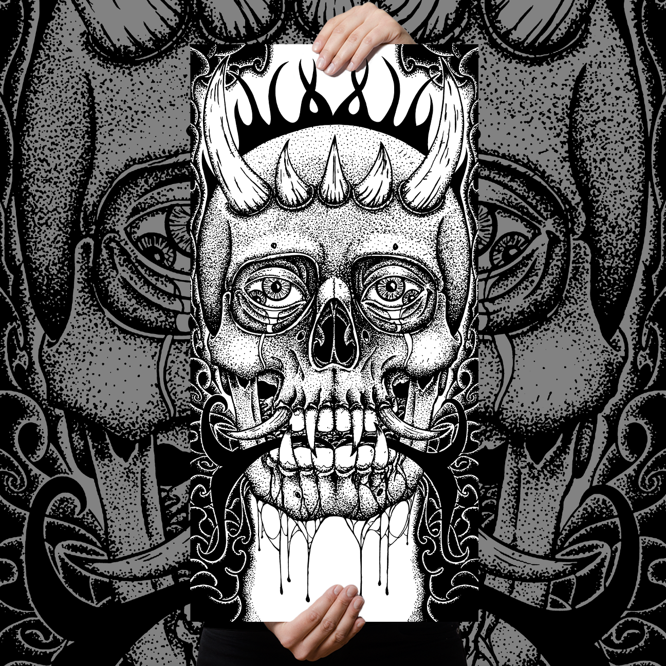 Abominable Electronics "Hellmouth" Giclee Print