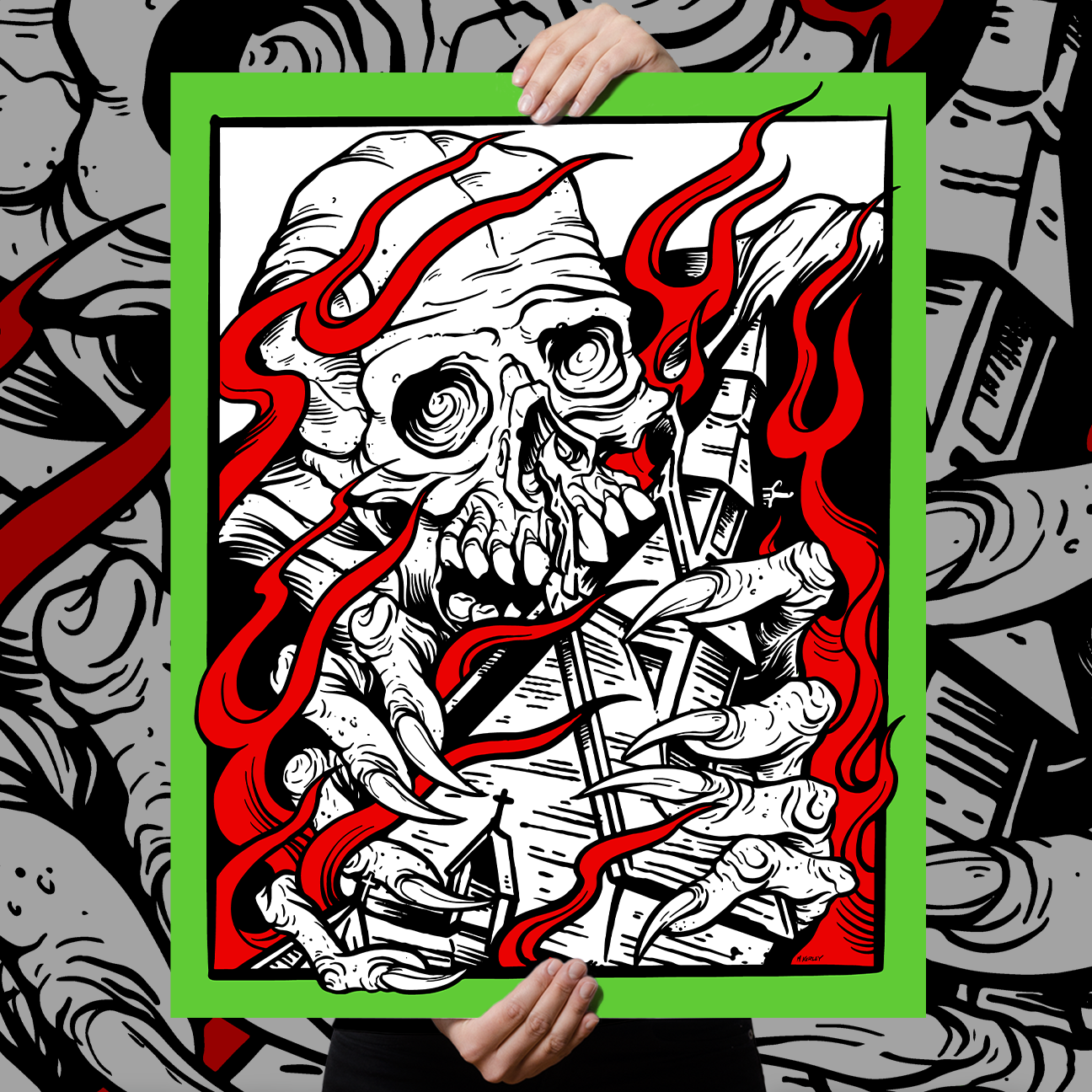 Abominable Electronics "Throne Torcher" Giclee Print