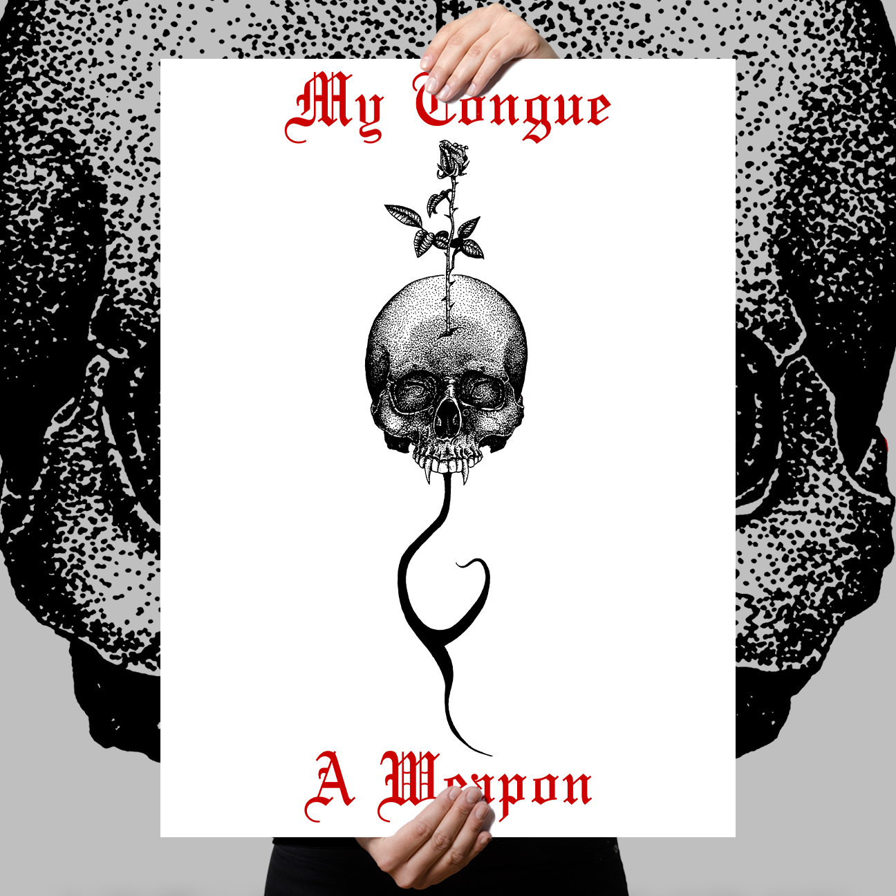 Anthony Lucero "My Tongue A Weapon" Giclee Print