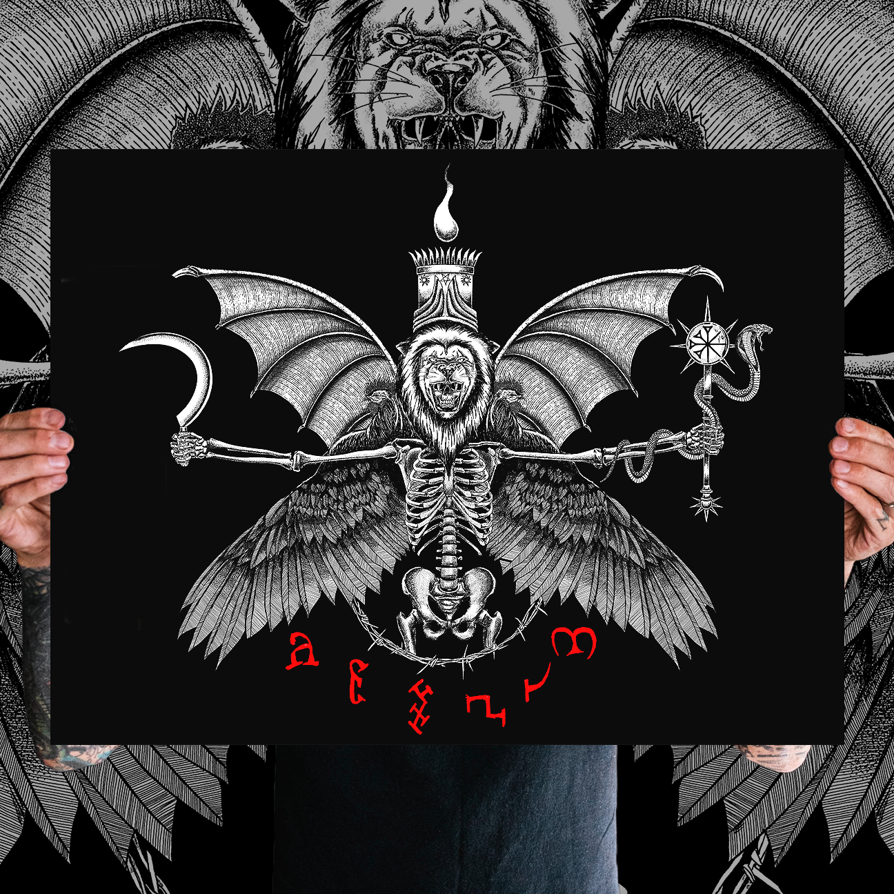 Anthony Lucero "War, Disease, Death" Giclee Print