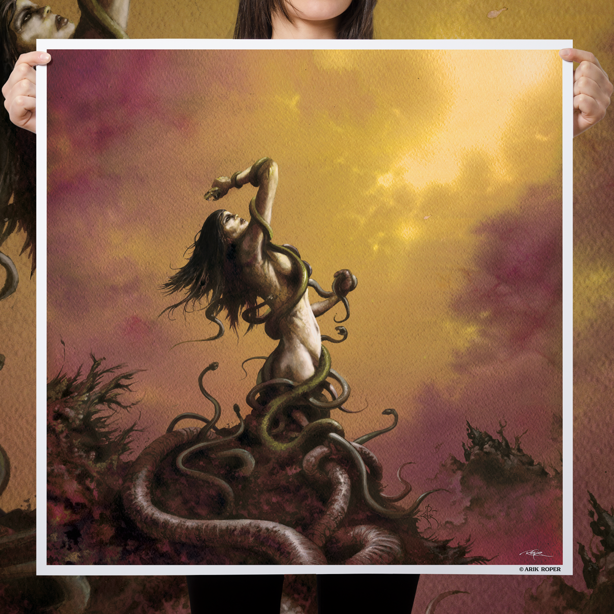 Arik Roper "Snakes Of The Divine" Giclee Print