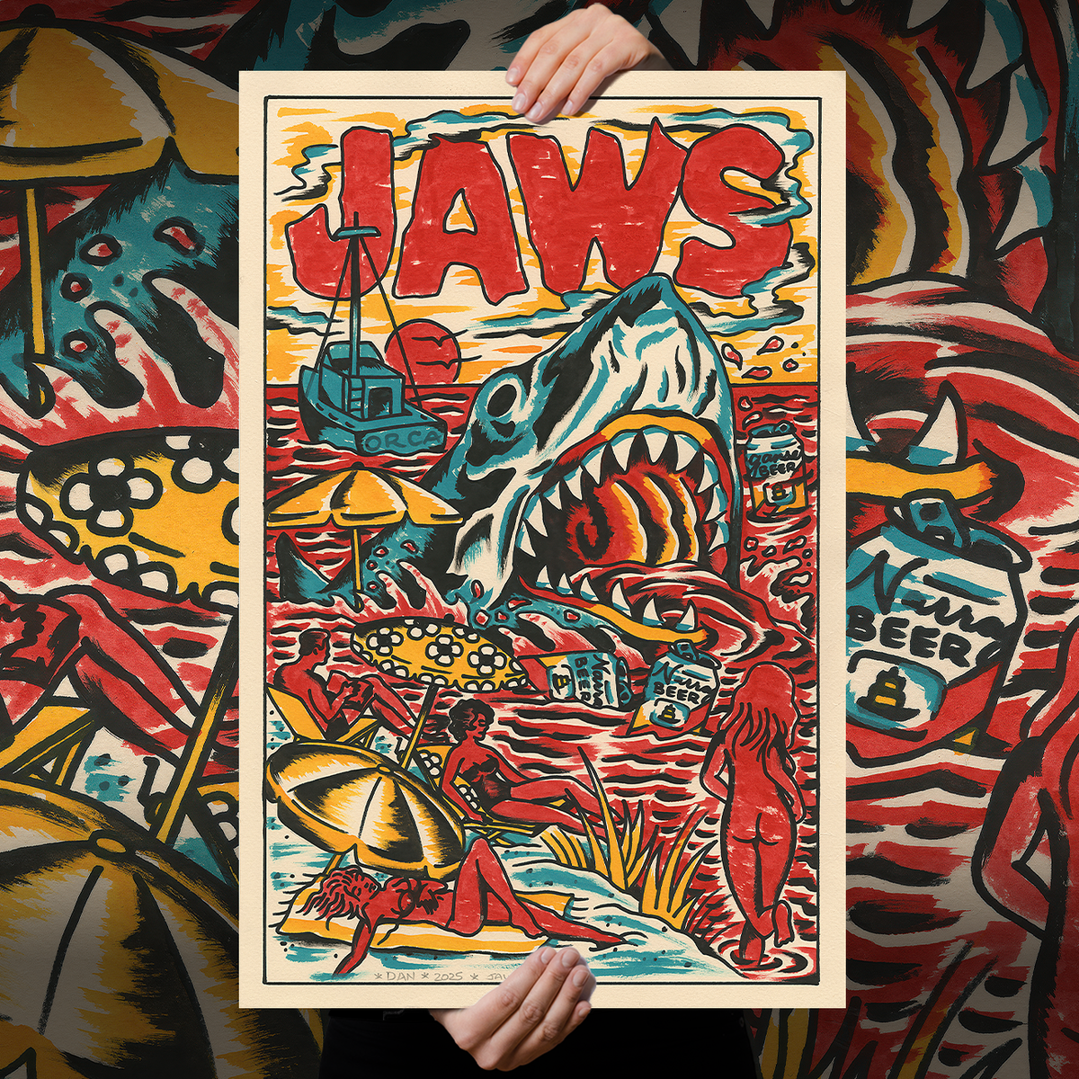 Dan Duquette "Jaws" Giclee Print