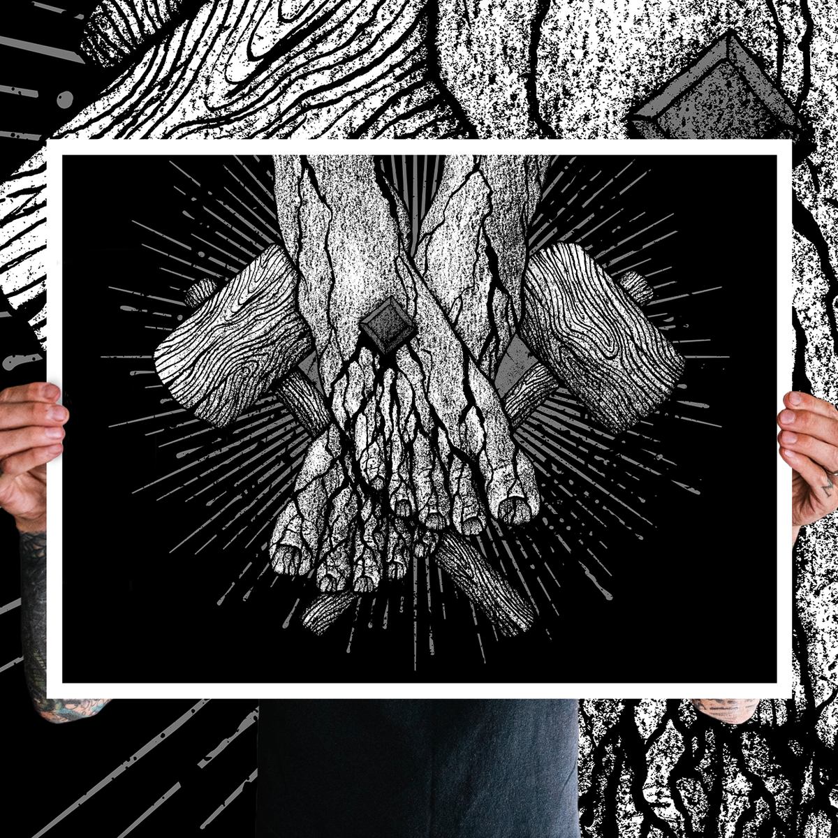 Dylan Garrett Smith "Crucifixion" Giclee Print