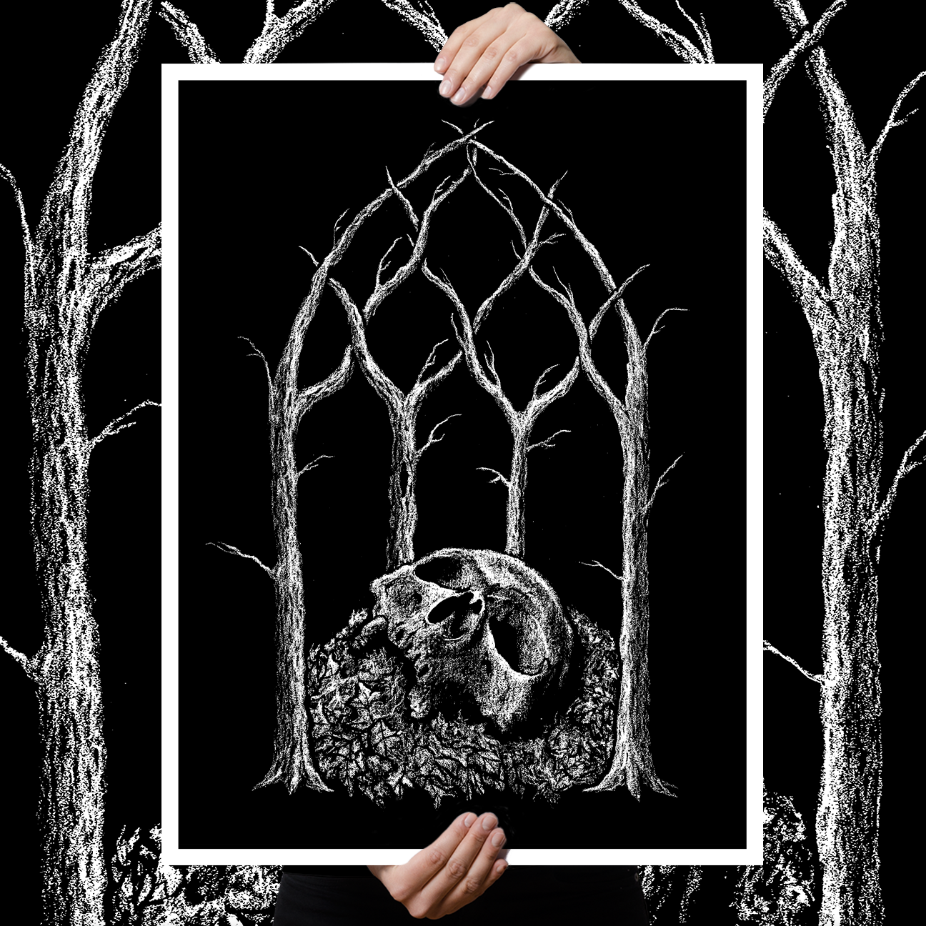 Dylan Garrett Smith "Unholy are the Ghosts" Giclee Print