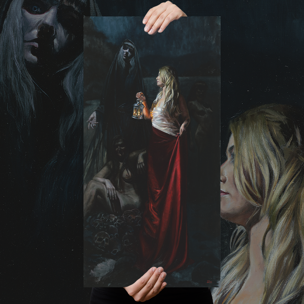 Daire Lynch "Angels Of Darkness" Giclee Print