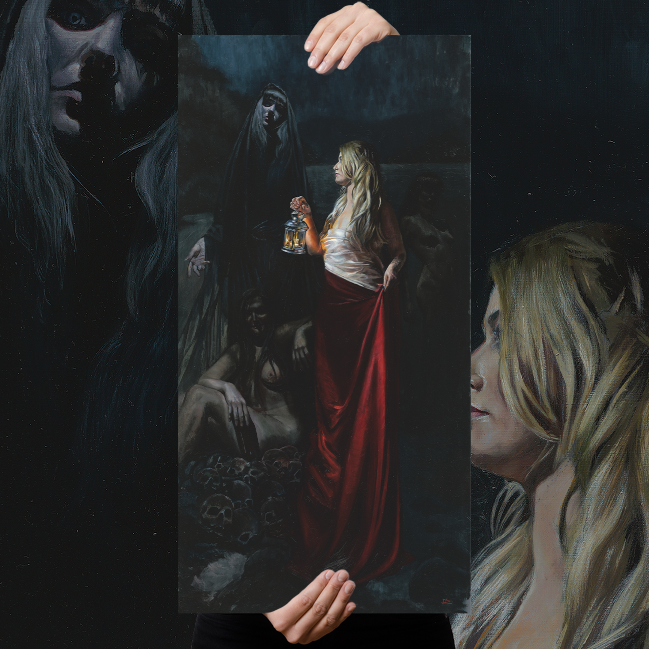 Daire Lynch "Angels Of Darkness" Giclee Print