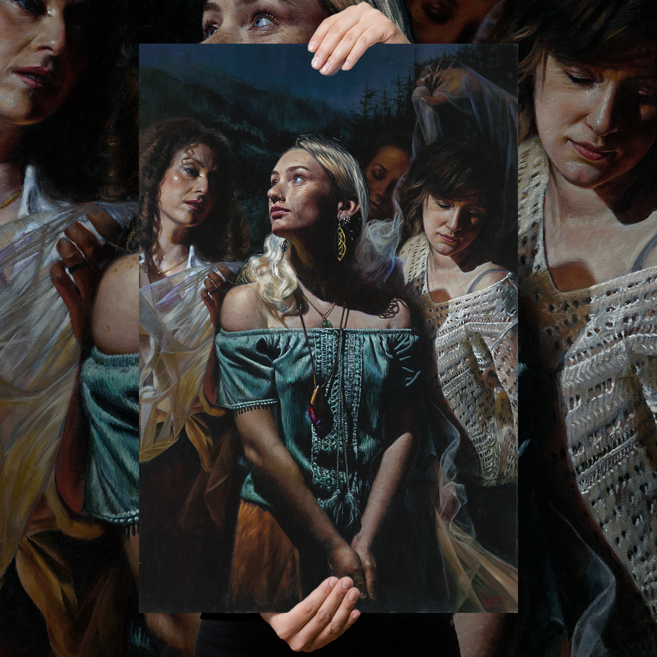 Daire Lynch "Whispers In The Echo Chamber" Giclee Print