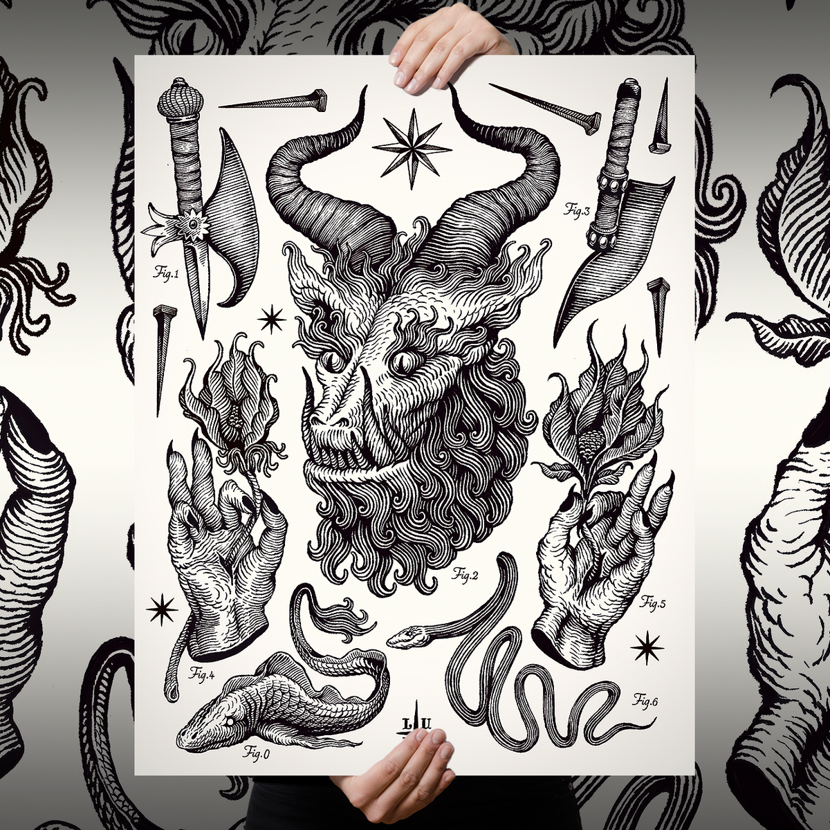 Docteur Lulu "Demon" Giclee Print
