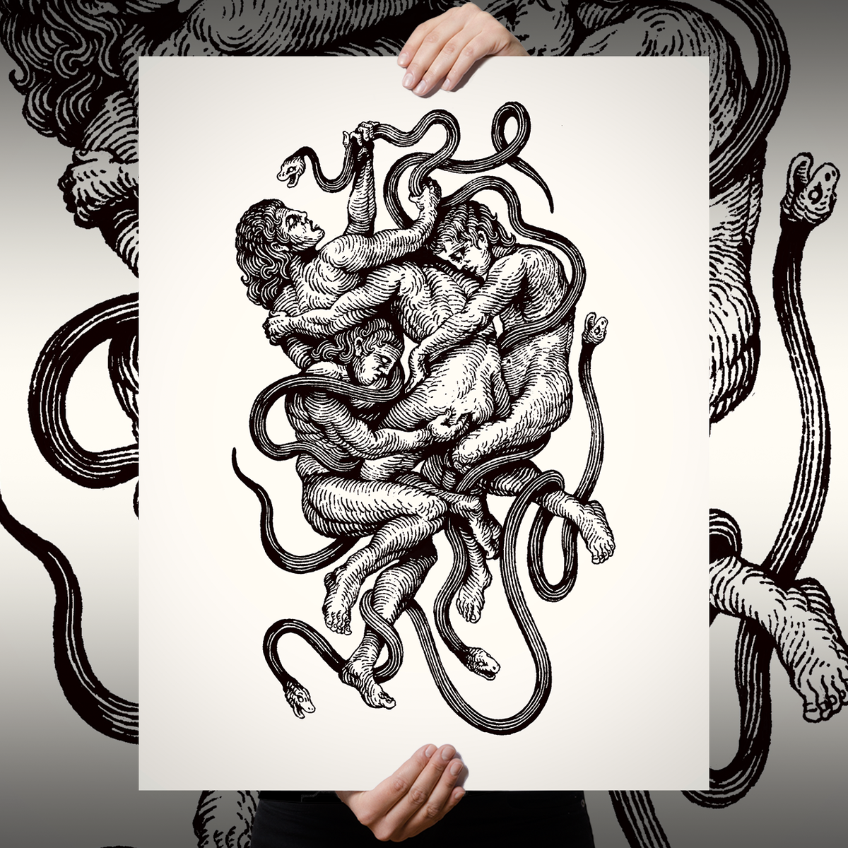 Docteur Lulu "Serpents" Giclee Print