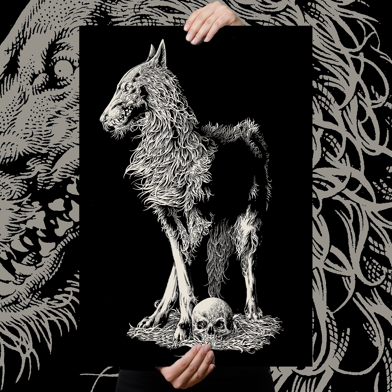 Fajar Allanda "Lone Wolf" Giclee Print