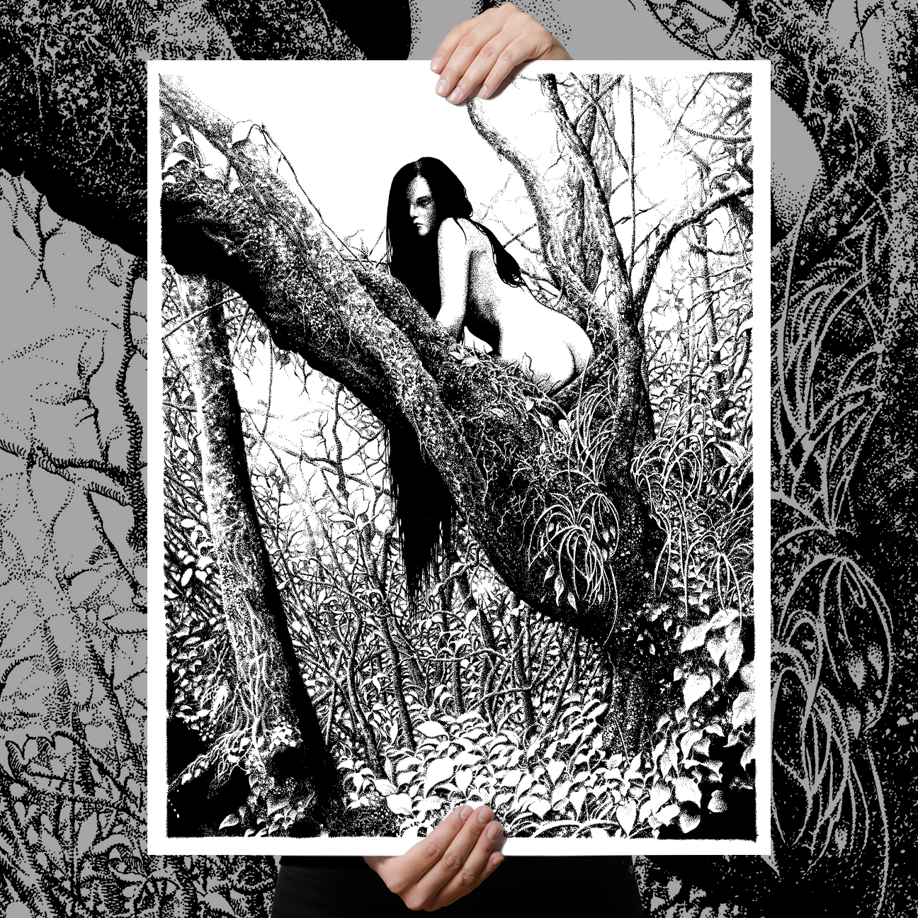 Fajar Allanda "Lonely Mountain" Giclee Print