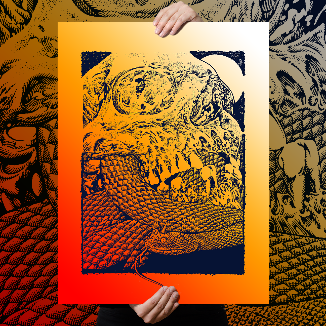 Fajar Allanda "Cerastes" Giclee Print