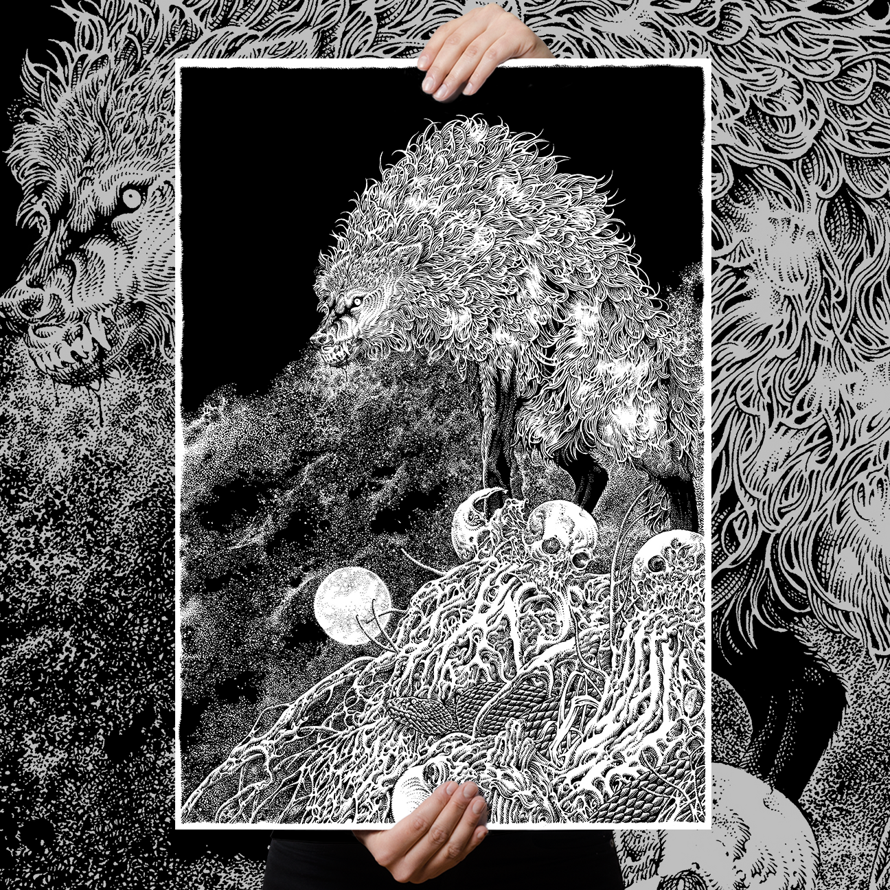 Fajar Allanda "Canis Dirus" Giclee Print
