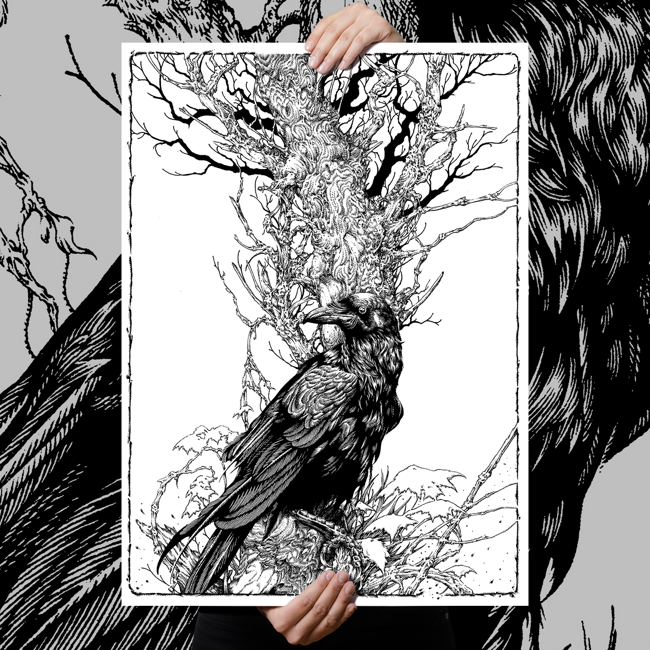Fajar Allanda "Crow" Giclee Print