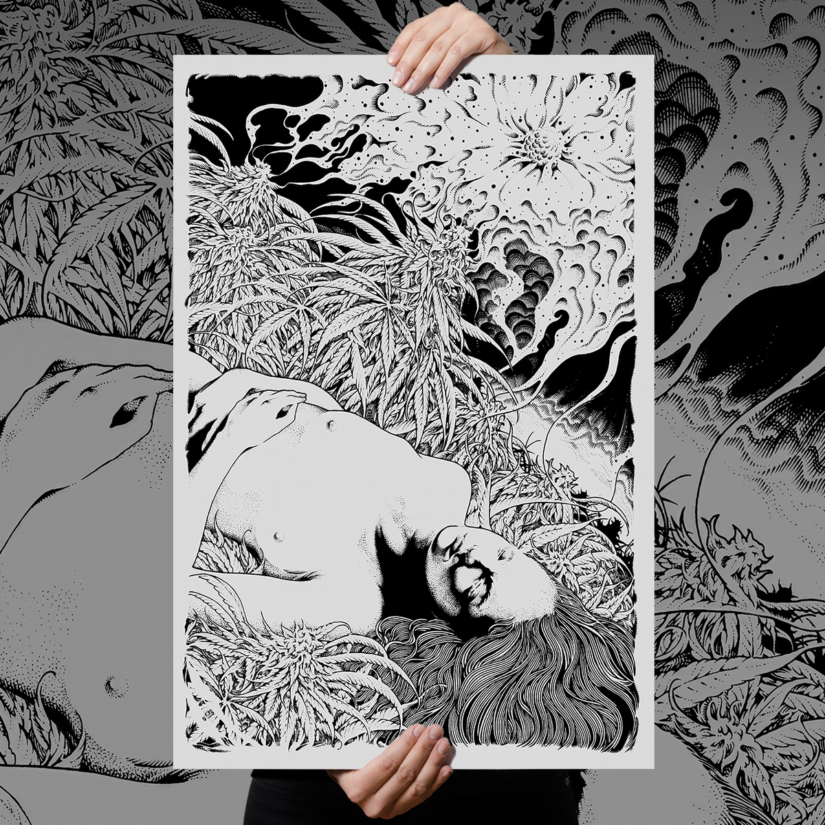 Fajar Allanda "Berasap" Giclee Print