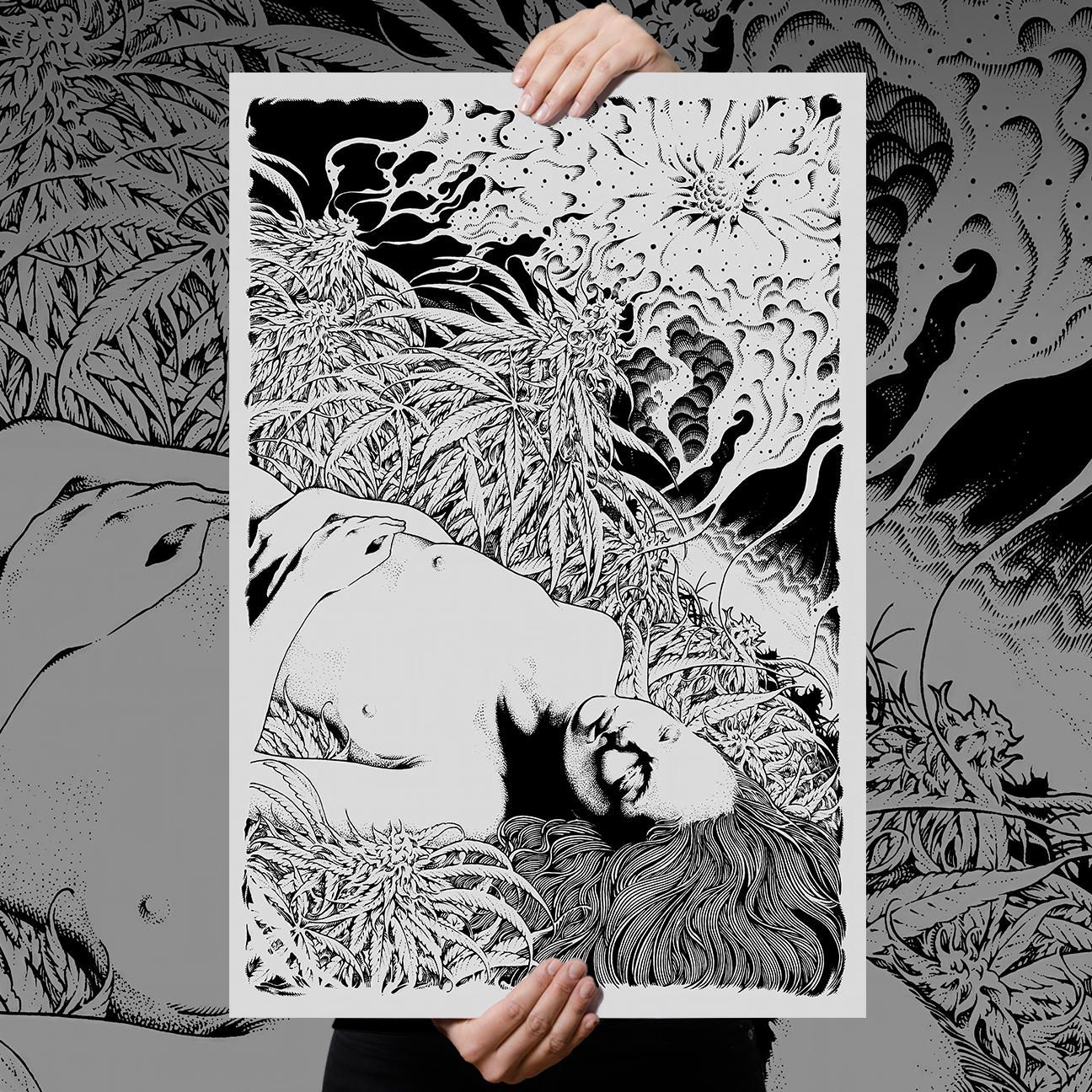 Fajar Allanda "Berasap" Giclee Print
