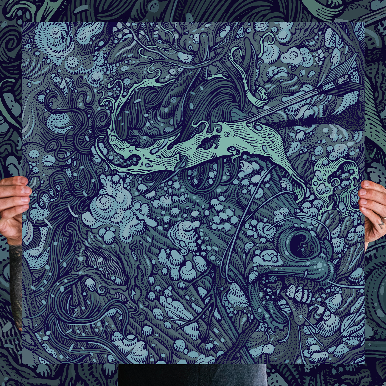 Florian Bertmer "Blinded" Giclee Print