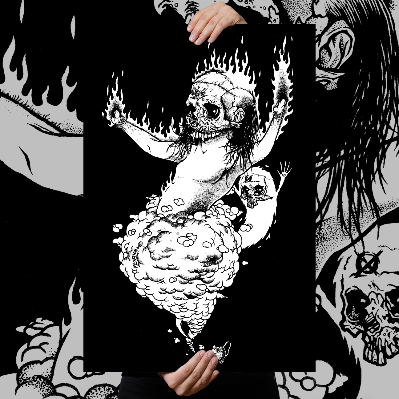 Florian Bertmer "Rise From Ruin" Giclee Print