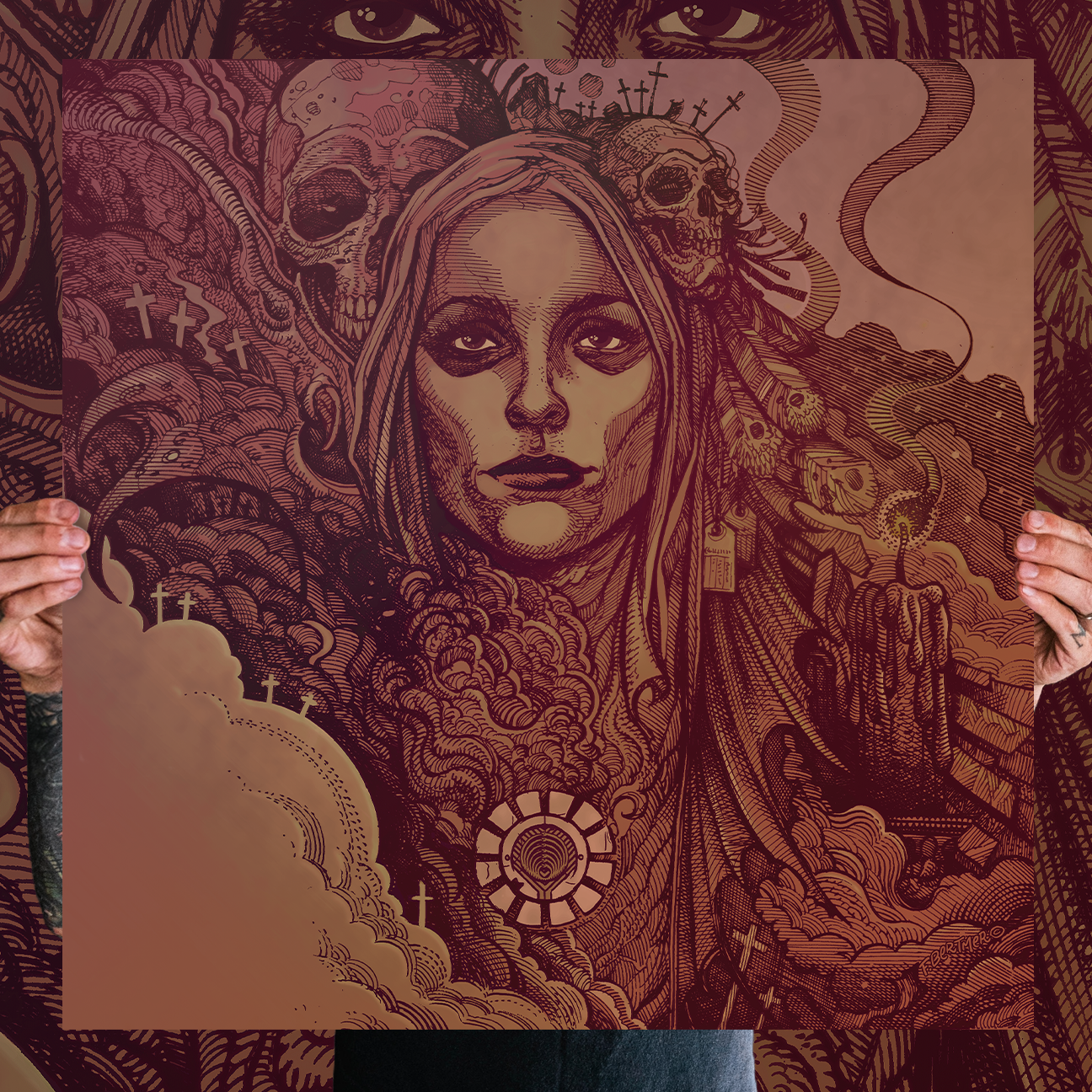 Florian Bertmer "Jane Live" Giclee Print