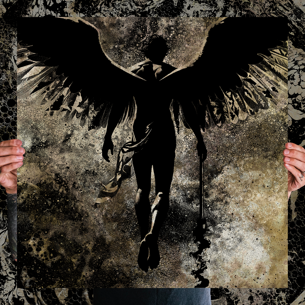 J. Bannon "Love Is Not Enough: Fallen Angel" Giclee Print