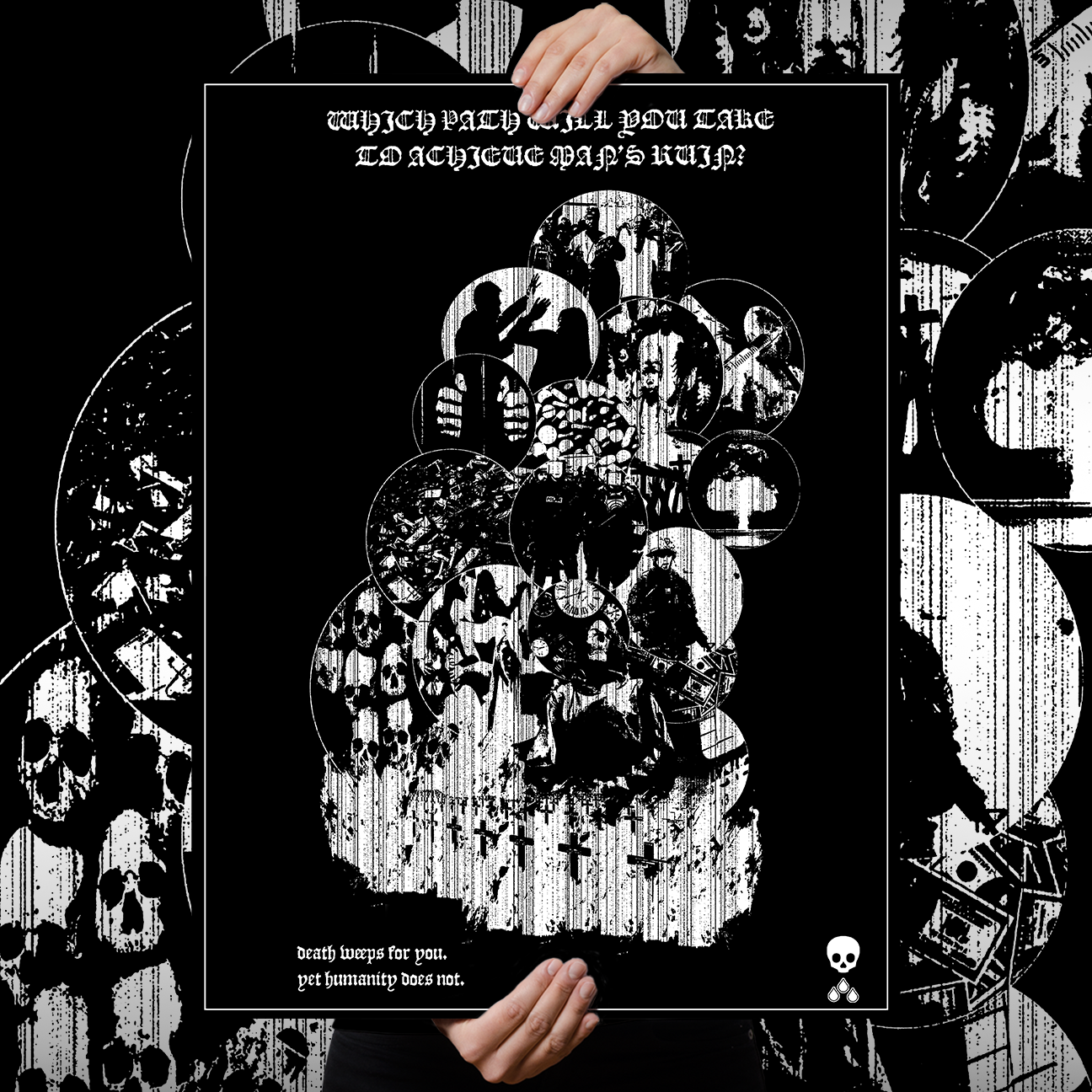 Hell Simulation "Humanity's Ruin" Giclee Print