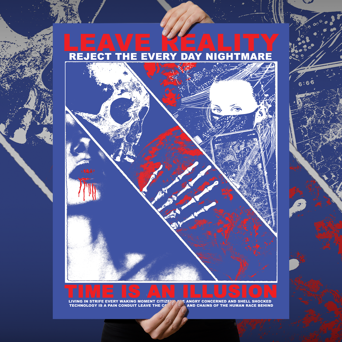 Hell Simulation "Leave Reality" Giclee Print