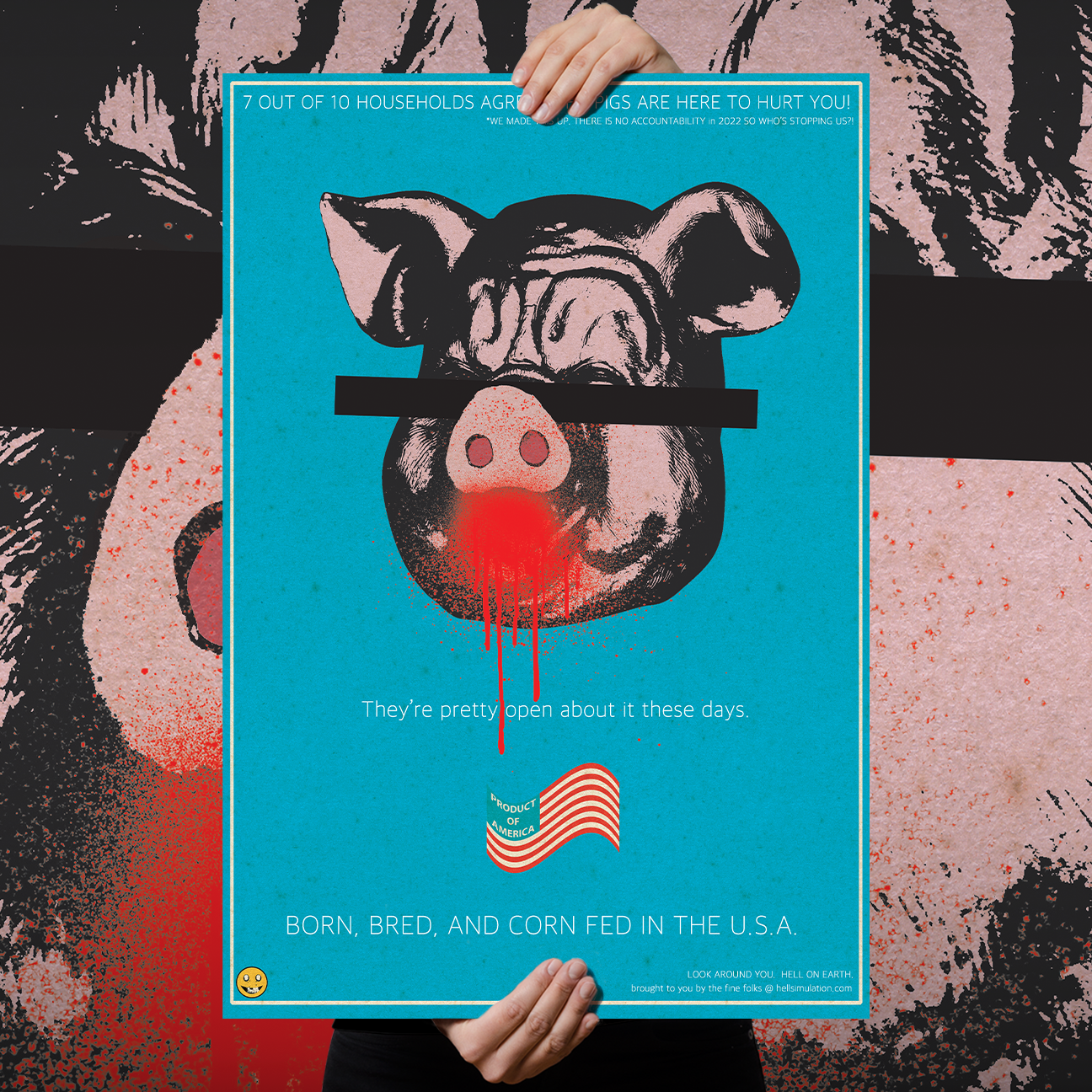 Hell Simulation "Piglet" Giclee Print
