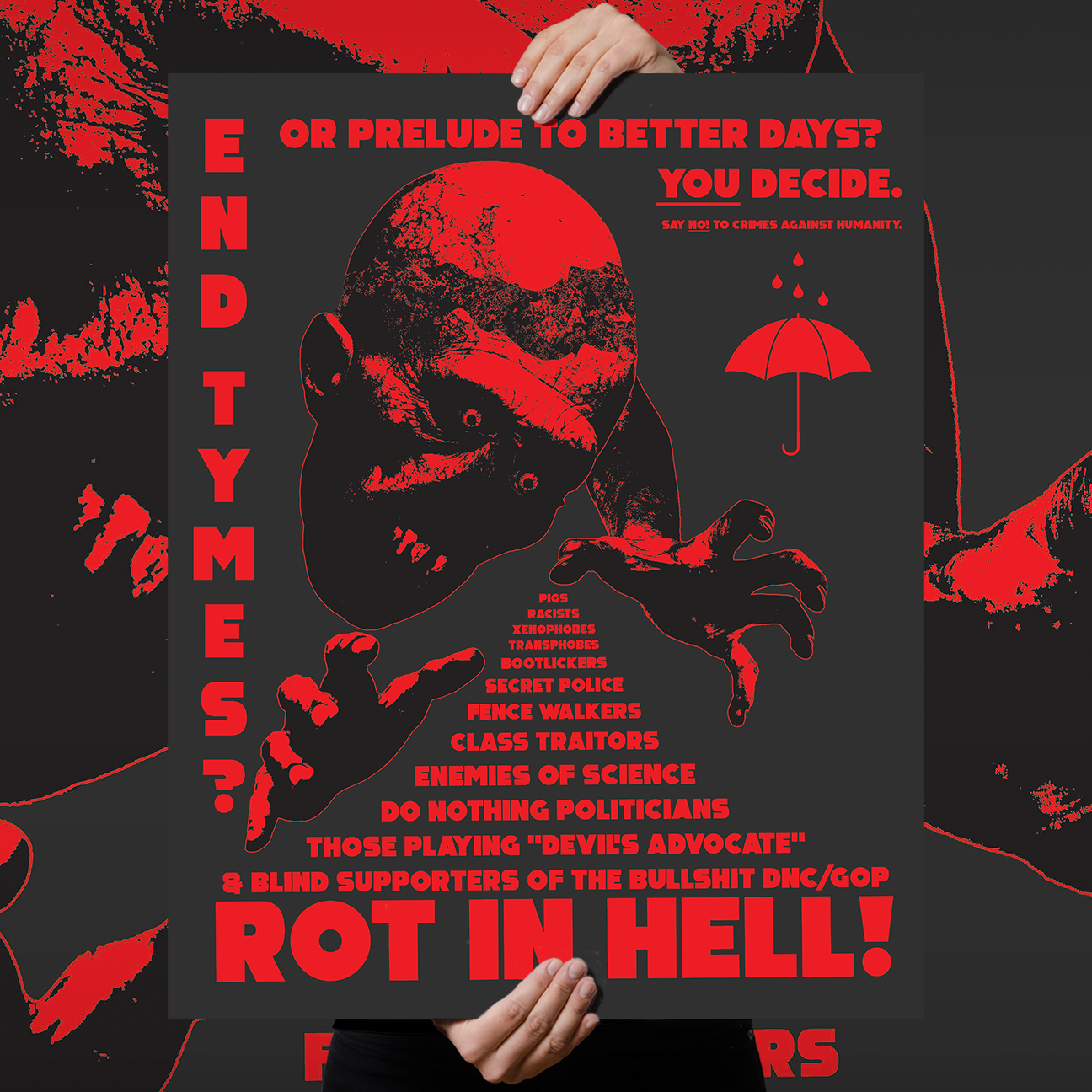Hell Simulation "Rot In Hell" Giclee Print