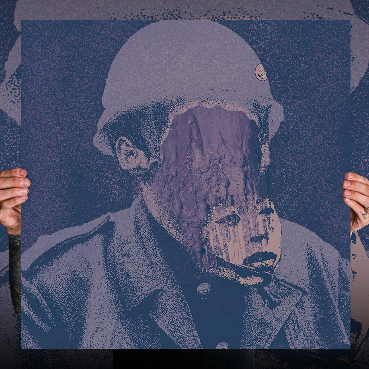 Hell Simulation "Stone Face" Giclee Print