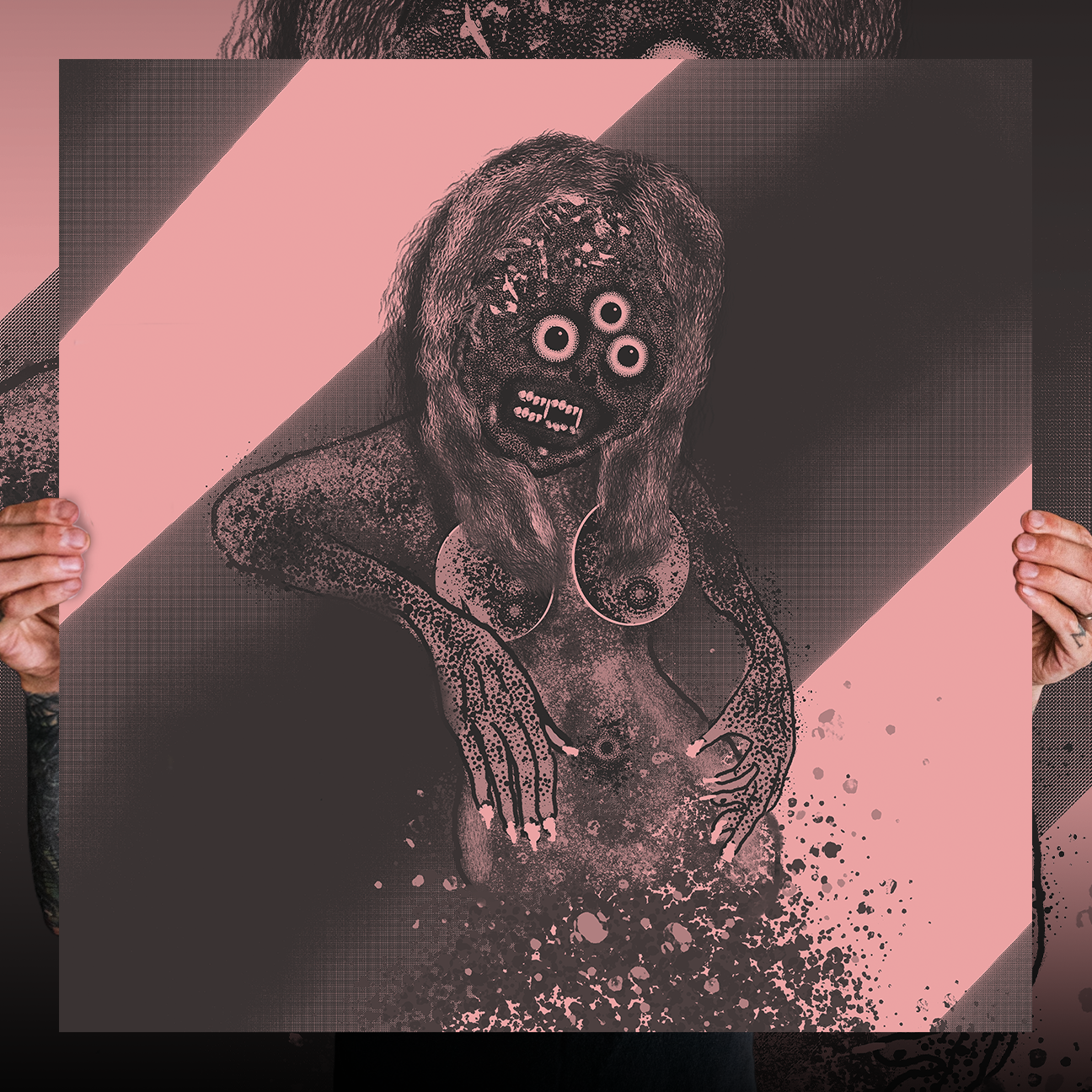 Hell Simulation "Triclops" Giclee Print