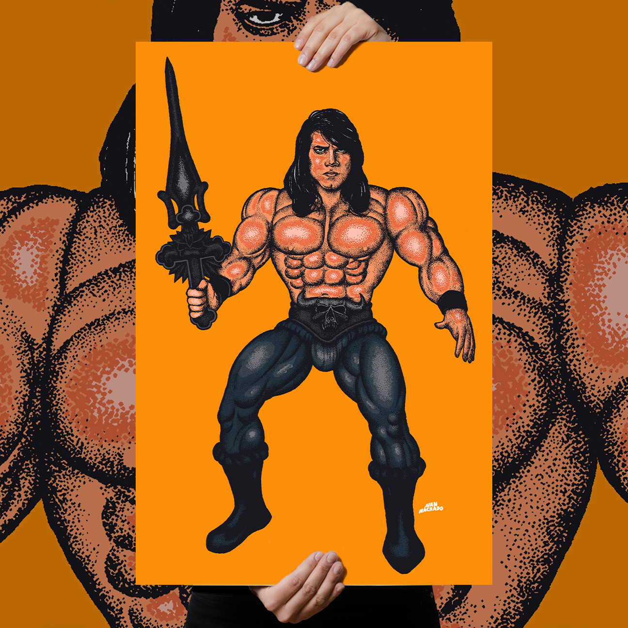 Juan Machado "Evil Elvis" Giclee Print