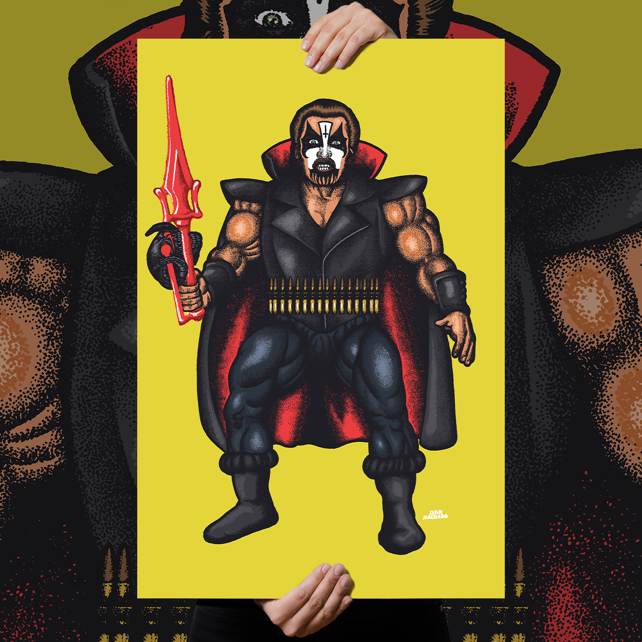 Juan Machado "Into The Coven: Yellow" Giclee Print