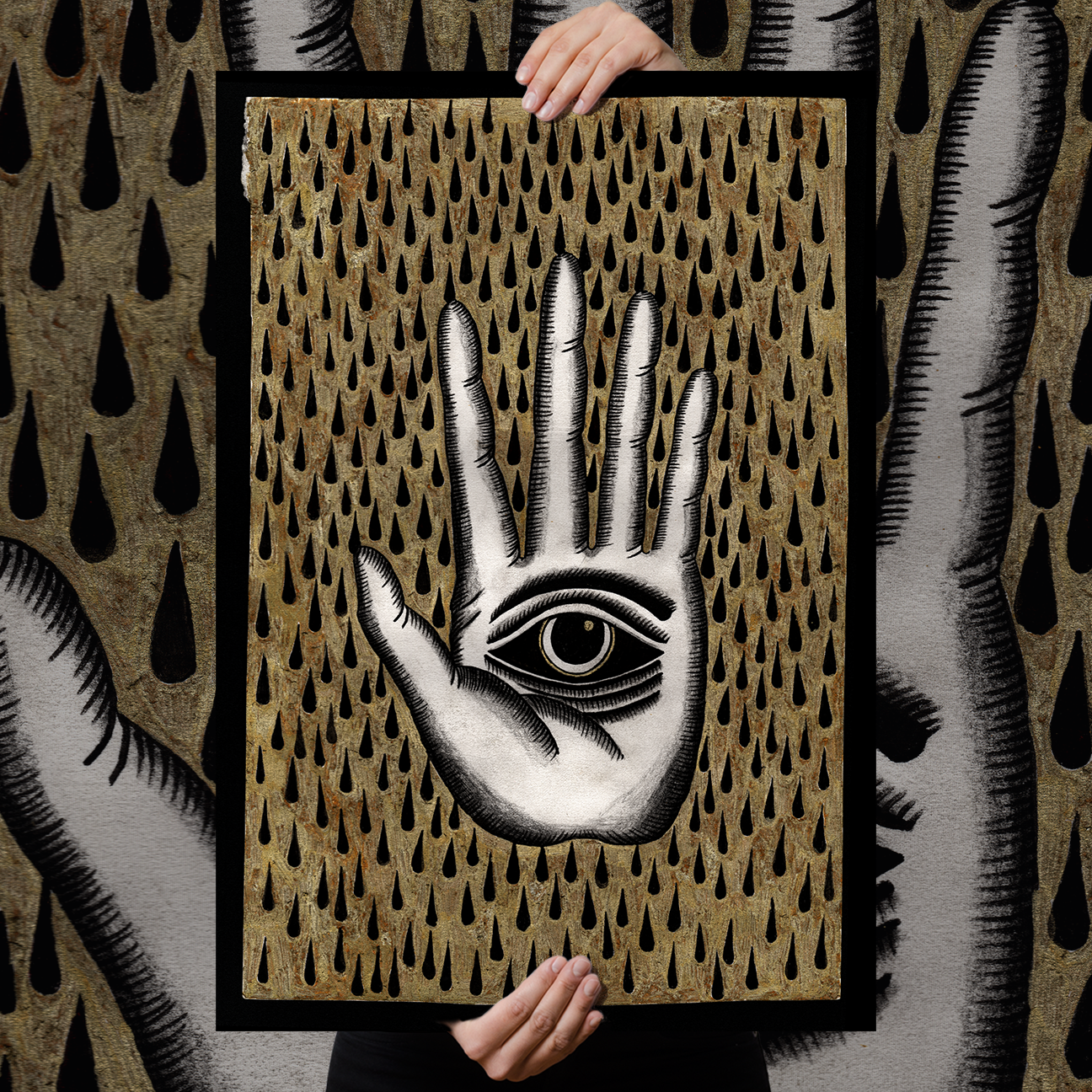 Marvin Nygaard "Tears & Hand" Giclee Print
