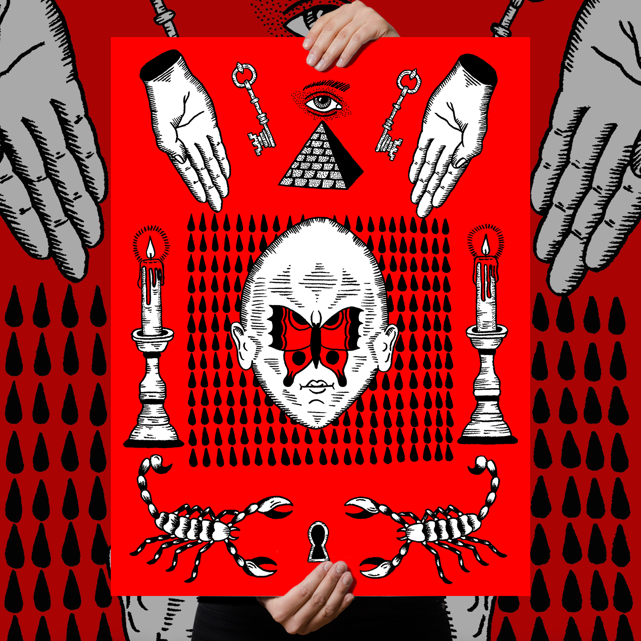 Marvin Nygaard "Butterfly Eyes" Giclee Print
