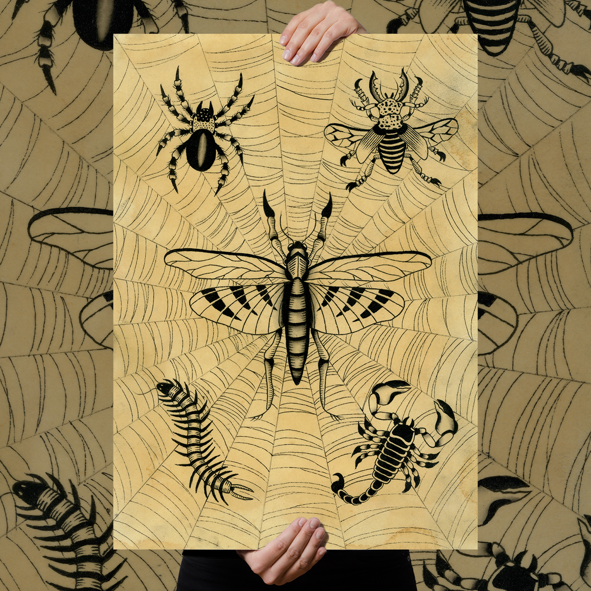 Marvin Nygaard "Creepy Crawl" Giclee Print