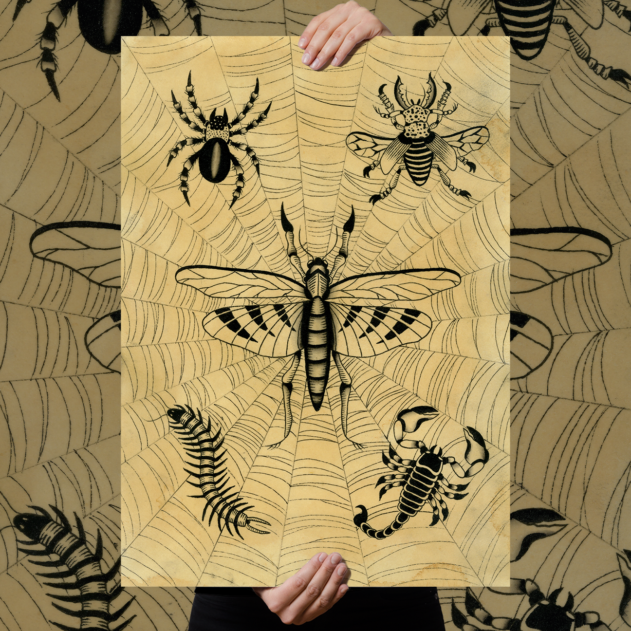 Marvin Nygaard "Creepy Crawl" Giclee Print