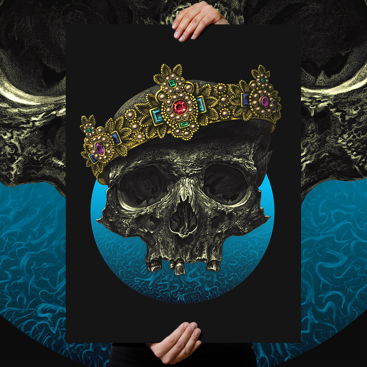 Marald Van Haasteren "The Great Equalizer: Blue" Giclee Print