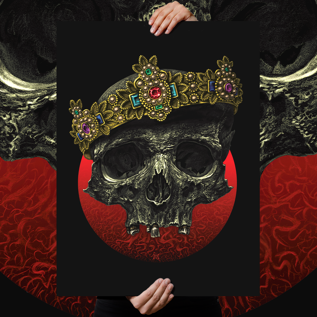 Marald Van Haasteren "The Great Equalizer: Red" Giclee Print