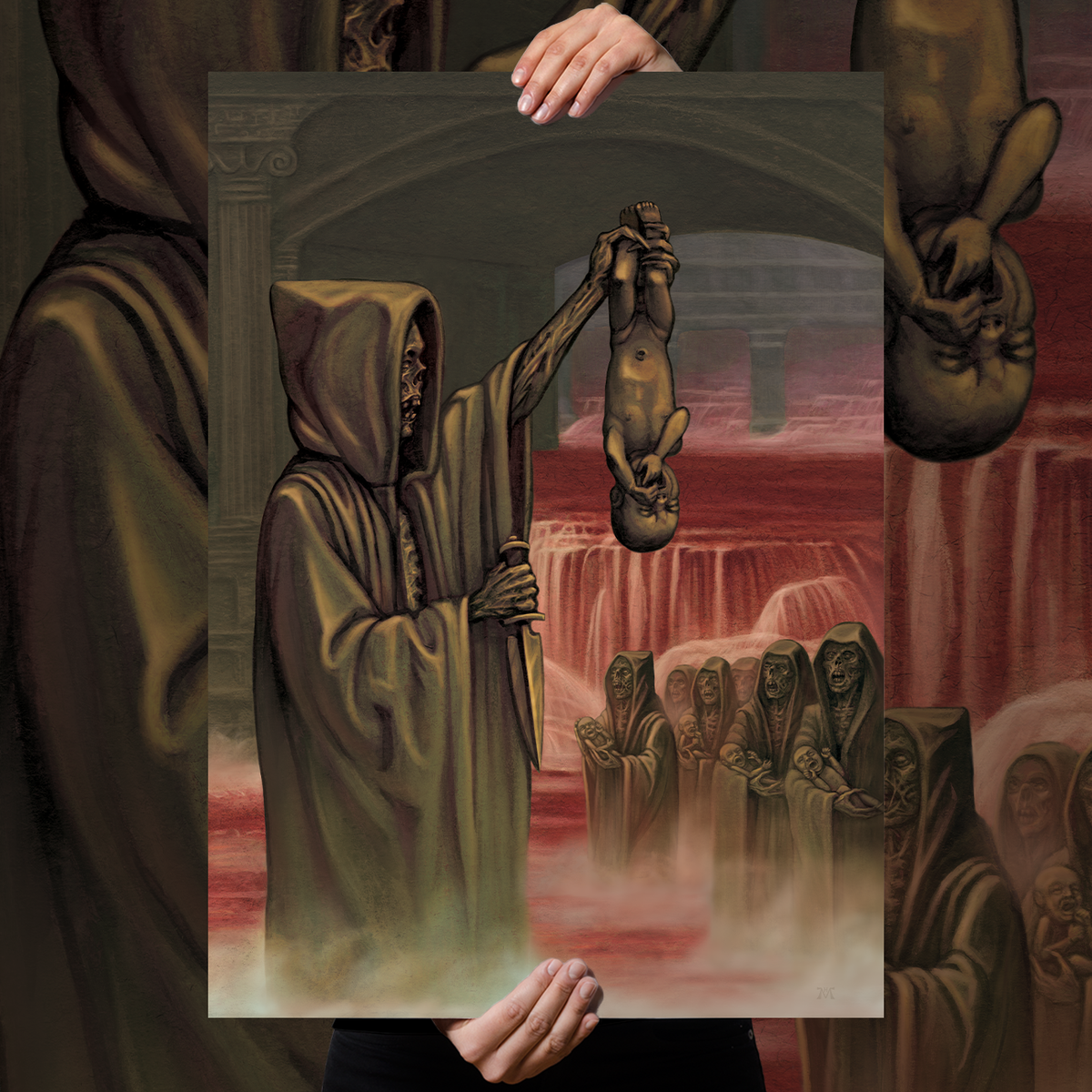 Marald Van Haasteren "Necrot Blood Offerings (Extended)" Giclee Print