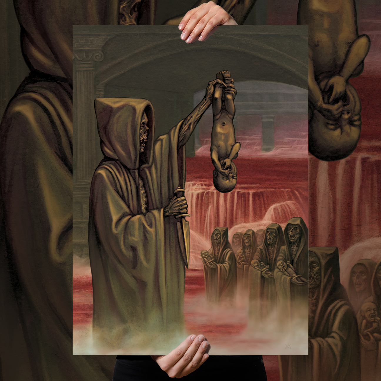 Marald Van Haasteren "Necrot Blood Offerings (Extended)" Giclee Print