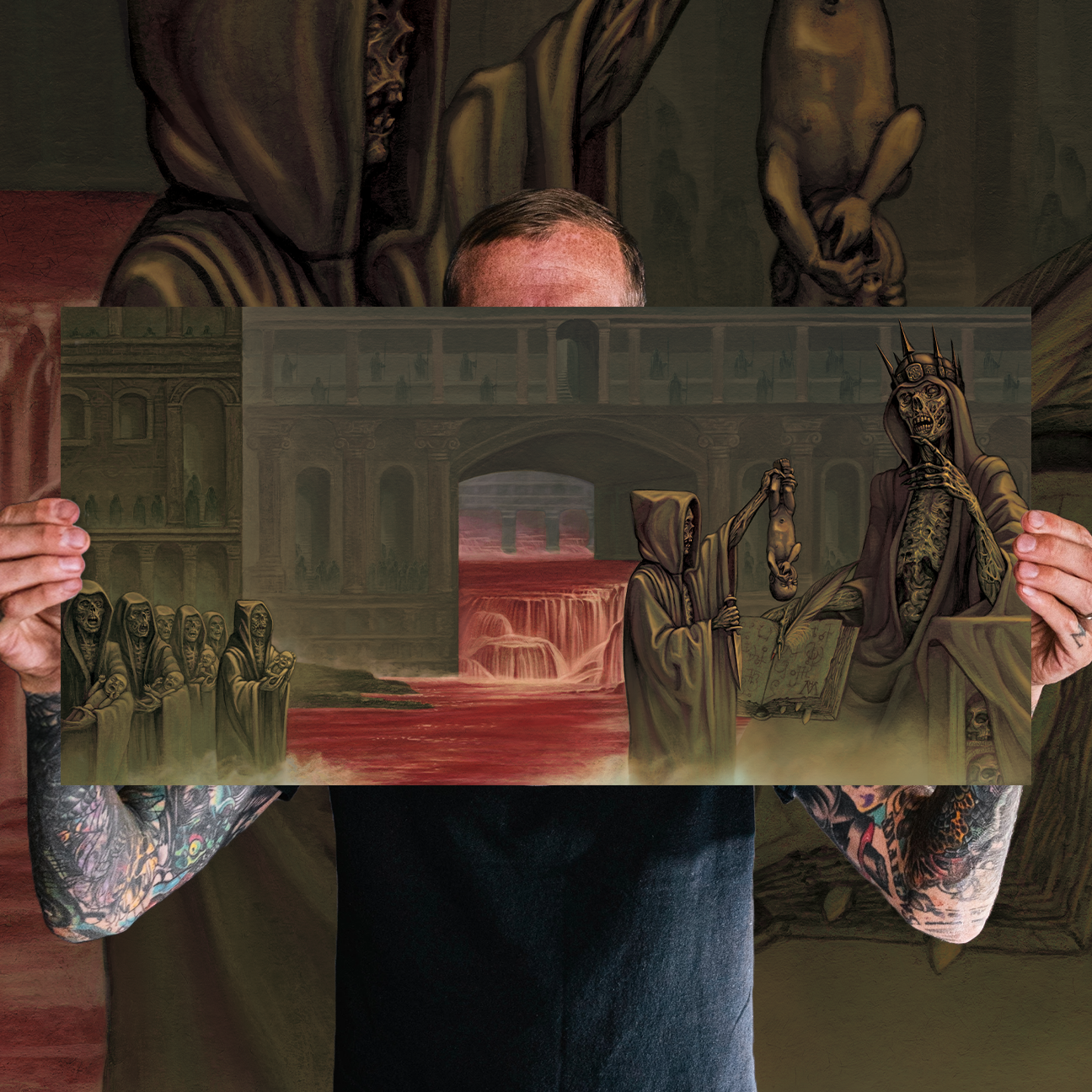 Marald Van Haasteren "Necrot Blood Offerings (Complete)" Giclee Print