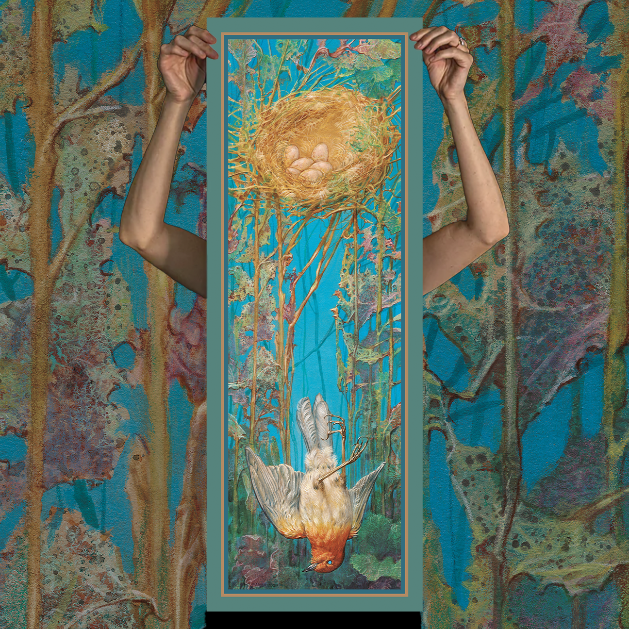 Marald Van Haasteren "Incubation: Color Border" Giclee Print