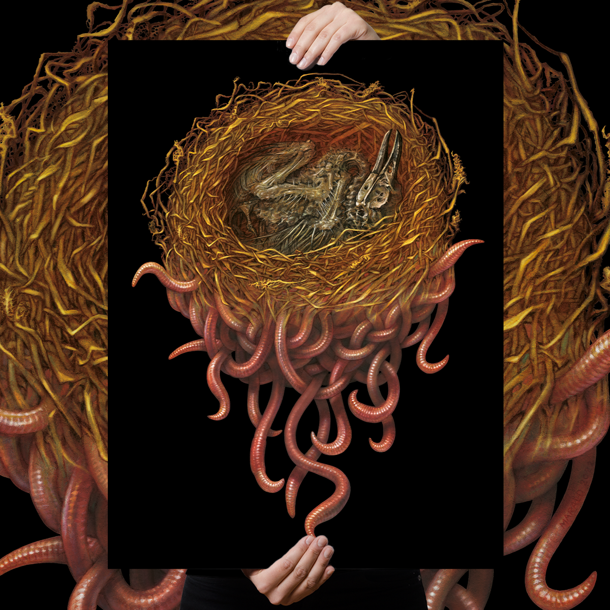 Marald Van Haasteren "16: Into Dust (Nest)" Giclee Print