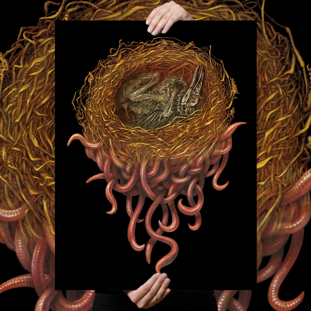 Marald Van Haasteren "16: Into Dust (Nest)" Giclee Print