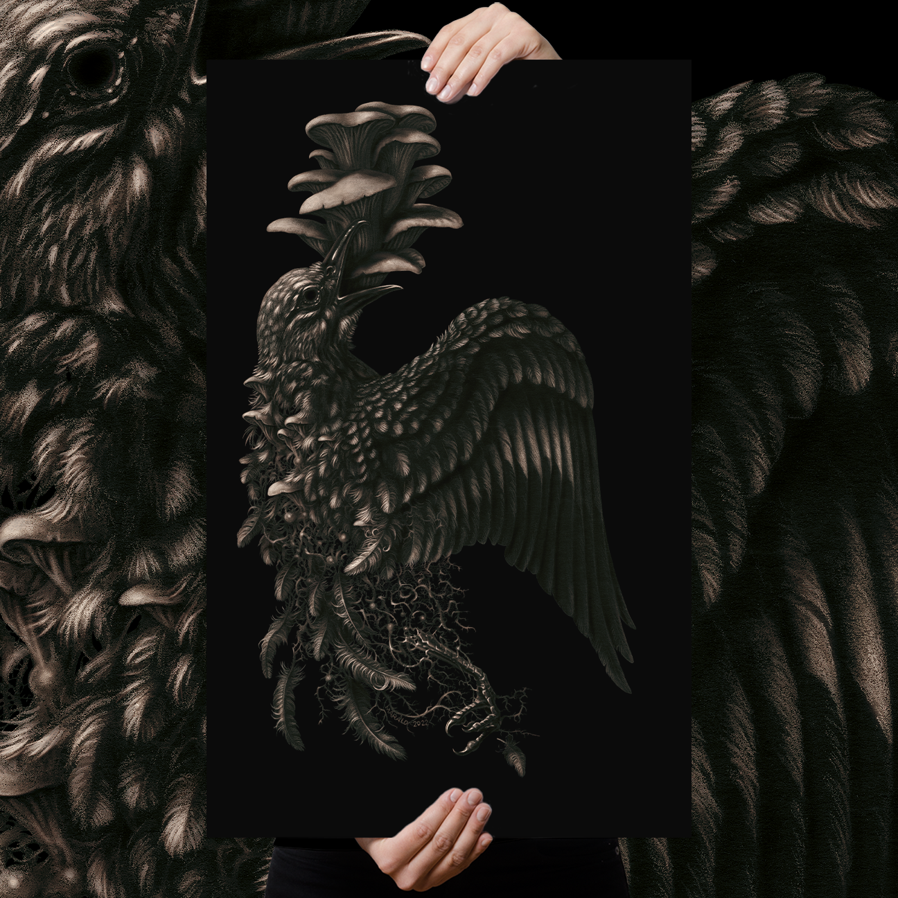 Marald Van Haasteren "16: Into Dust (Inlay 2)" Giclee Print
