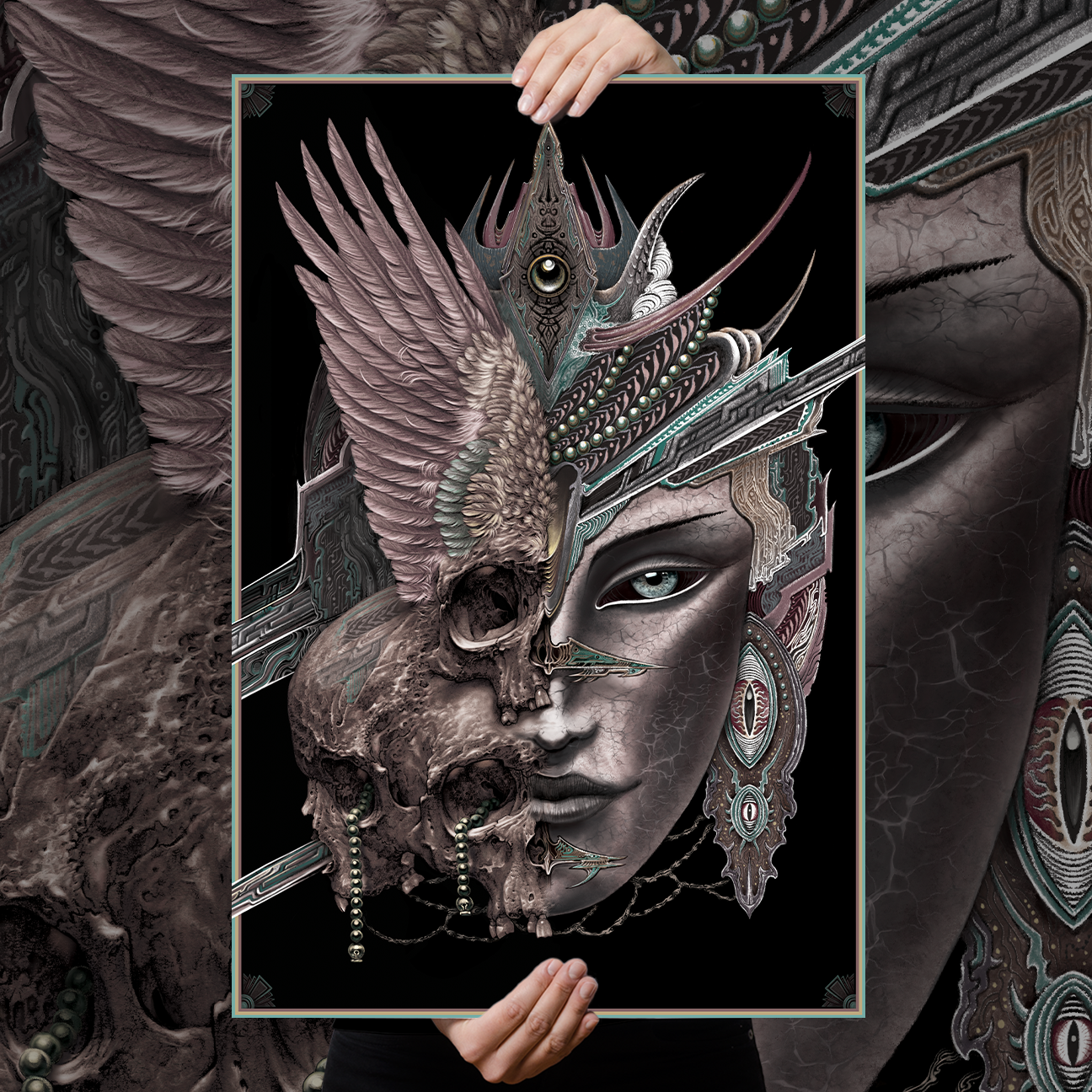 Marald Van Haasteren & Jondix "Arabdha Karma" Giclee Print