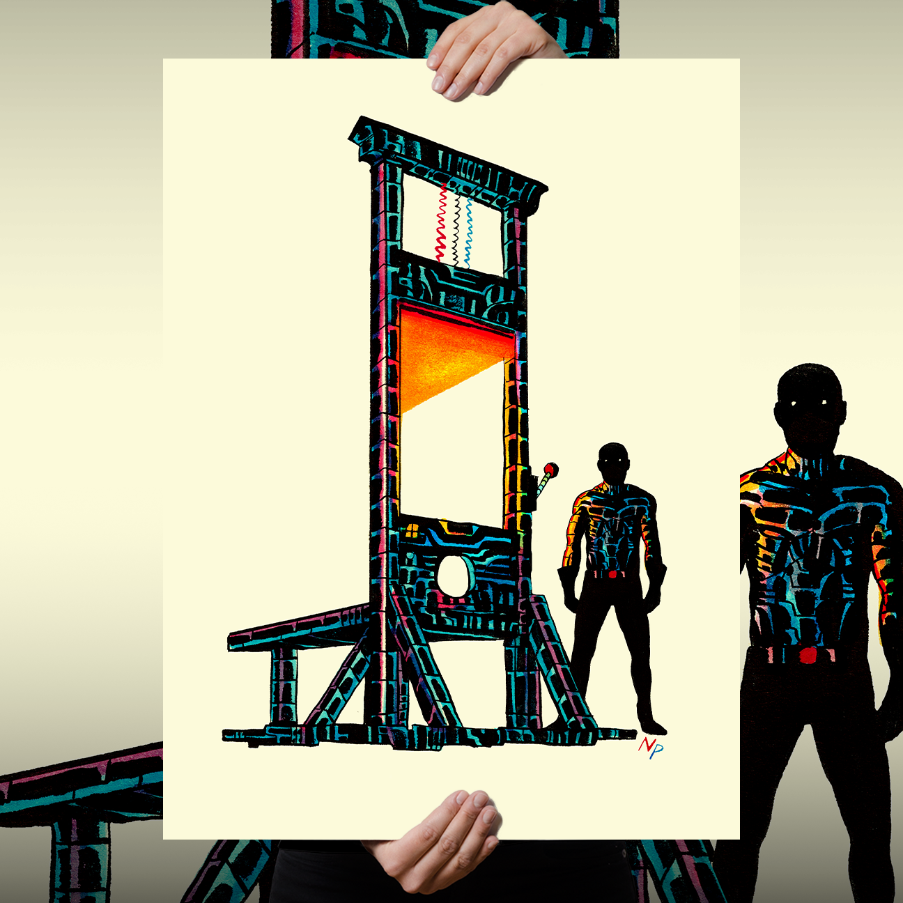 Nick Pyle "Guillotine" Giclee Print